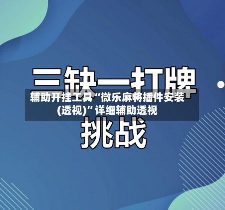辅助开挂工具“微乐麻将插件安装(透视)”详细辅助透视-第2张图片