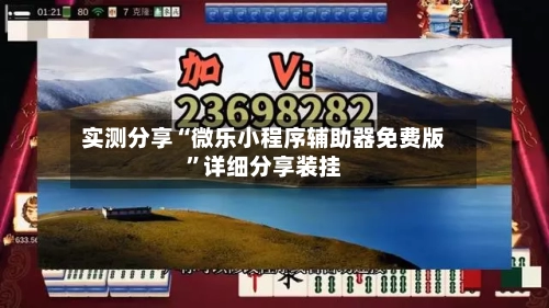 实测分享“微乐小程序辅助器免费版”详细分享装挂-第2张图片