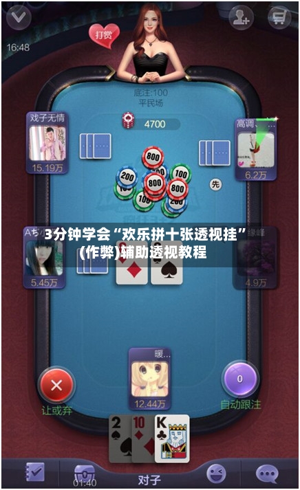 3分钟学会“欢乐拼十张透视挂”(作弊)辅助透视教程-第2张图片