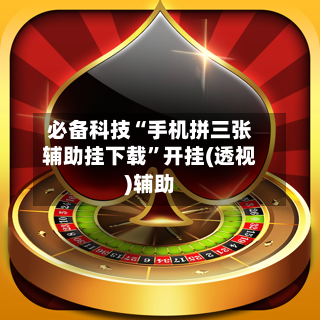 必备科技“手机拼三张辅助挂下载”开挂(透视)辅助-第2张图片