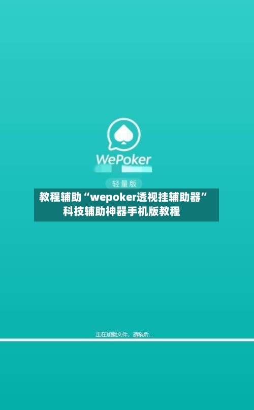 教程辅助“wepoker透视挂辅助器”科技辅助神器手机版教程-第2张图片
