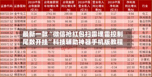最新一款“微信抢红包扫雷埋雷控制尾数开挂	”科技辅助神器手机版教程-第1张图片