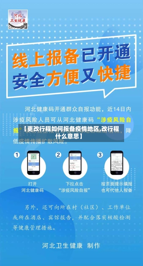【更改行程如何报备疫情地区,改行程什么意思】-第2张图片