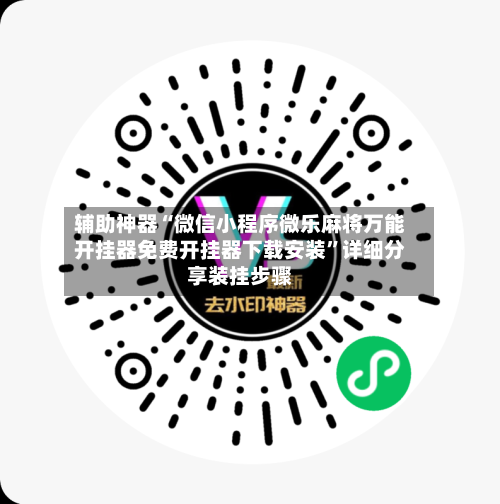 辅助神器“微信小程序微乐麻将万能开挂器免费开挂器下载安装	”详细分享装挂步骤-第3张图片