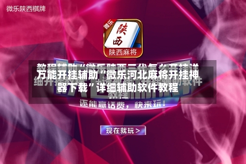 万能开挂辅助“微乐河北麻将开挂神器下载”详细辅助软件教程