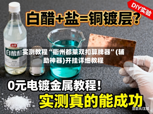 实测教程“衢州都莱双扣算牌器”(辅助神器)开挂详细教程