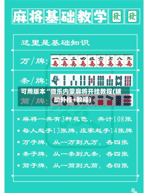 可用版本“微乐内蒙麻将开挂教程(辅助外挂+教程)-第3张图片