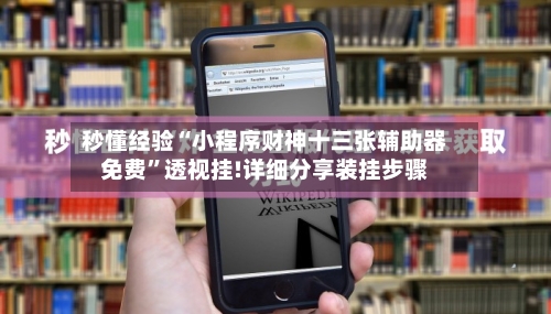 秒懂经验“小程序财神十三张辅助器免费”透视挂!详细分享装挂步骤-第2张图片