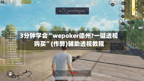 3分钟学会“wepoker德州?一键透视购买”(作弊)辅助透视教程-第2张图片