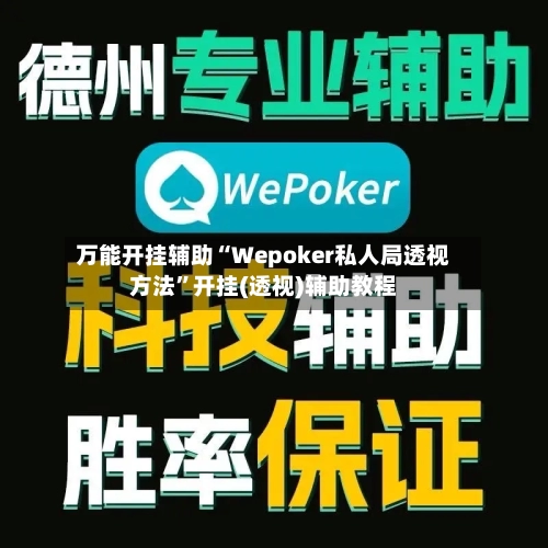 万能开挂辅助“Wepoker私人局透视方法	”开挂(透视)辅助教程-第2张图片