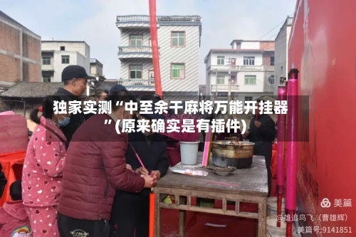 独家实测“中至余干麻将万能开挂器”(原来确实是有插件)-第2张图片