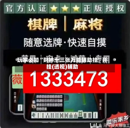 玩家必知“财神十三张万能辅助挂	”开挂(透视)辅助-第2张图片