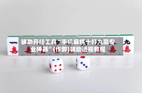 辅助开挂工具“手机麻将十打九赢专业神器”(作弊)辅助透视教程-第2张图片