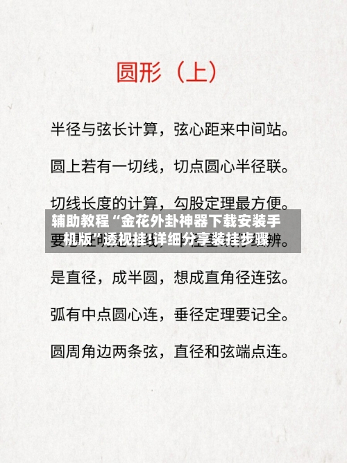 辅助教程“金花外卦神器下载安装手机版	”透视挂!详细分享装挂步骤-第3张图片