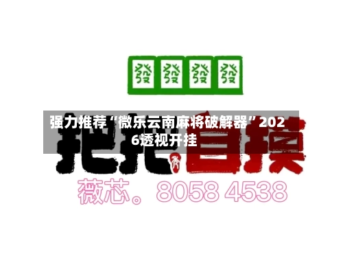 强力推荐“微乐云南麻将破解器	”2026透视开挂-第2张图片