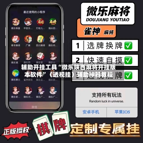 辅助开挂工具“微乐陕西麻将开挂版本软件”（透视挂）辅助神器教程