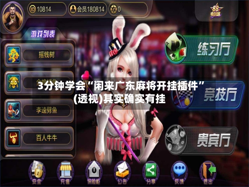 3分钟学会“闲来广东麻将开挂插件	”(透视)其实确实有挂-第2张图片