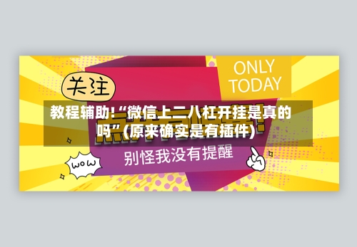 教程辅助!“微信上二八杠开挂是真的吗”(原来确实是有插件)-第2张图片