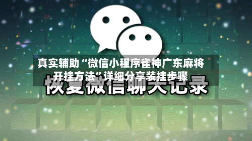 真实辅助“微信小程序雀神广东麻将开挂方法	”详细分享装挂步骤-第2张图片