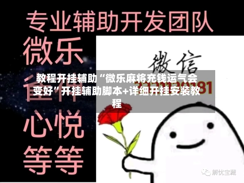 教程开挂辅助“微乐麻将充钱运气会变好”开挂辅助脚本+详细开挂安装教程-第2张图片