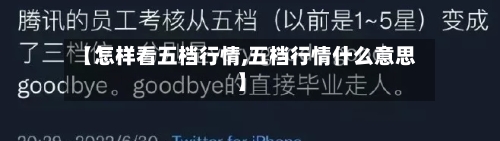【怎样看五档行情,五档行情什么意思】
