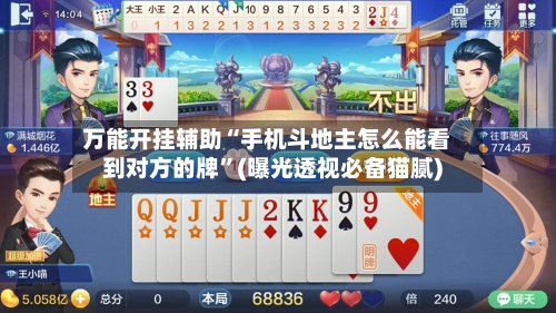 万能开挂辅助“手机斗地主怎么能看到对方的牌”(曝光透视必备猫腻)-第3张图片