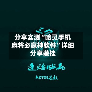 分享实测“哈灵手机麻将必赢神软件”详细分享装挂-第2张图片