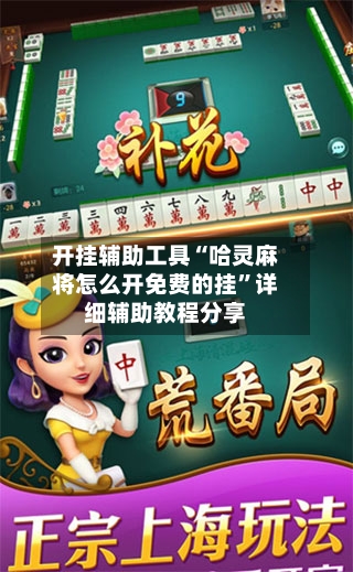 开挂辅助工具“哈灵麻将怎么开免费的挂	”详细辅助教程分享-第2张图片