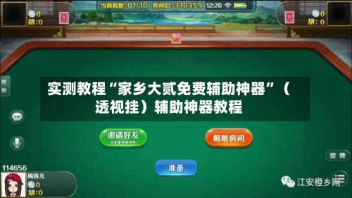 实测教程“家乡大贰免费辅助神器”（透视挂）辅助神器教程-第3张图片