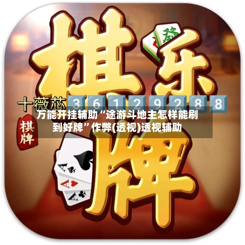 万能开挂辅助“途游斗地主怎样能刷到好牌	”作弊(透视)透视辅助-第2张图片