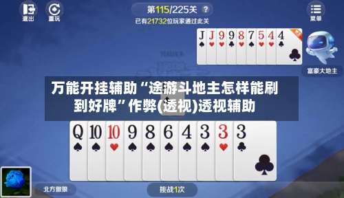 万能开挂辅助“途游斗地主怎样能刷到好牌”作弊(透视)透视辅助-第3张图片