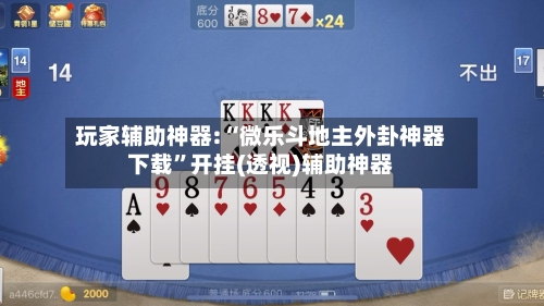 玩家辅助神器:“微乐斗地主外卦神器下载”开挂(透视)辅助神器-第2张图片