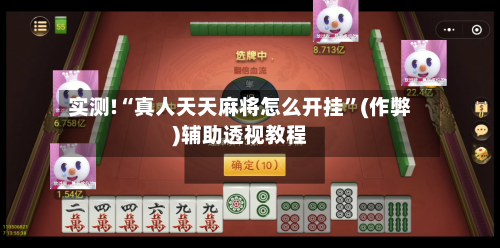实测!“真人天天麻将怎么开挂”(作弊)辅助透视教程-第2张图片