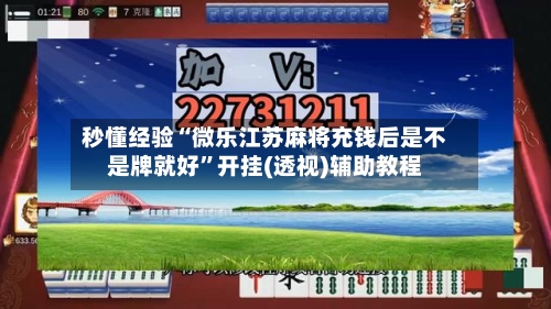 秒懂经验“微乐江苏麻将充钱后是不是牌就好”开挂(透视)辅助教程-第3张图片