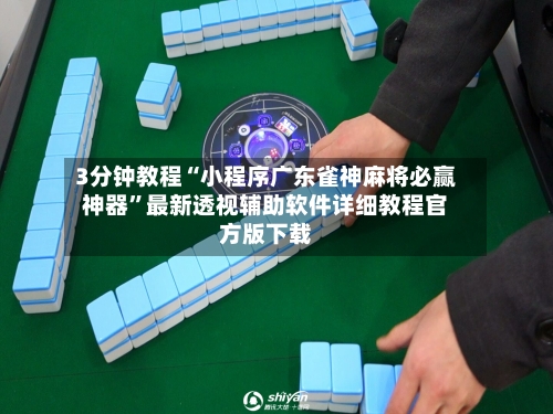3分钟教程“小程序广东雀神麻将必赢神器”最新透视辅助软件详细教程官方版下载-第2张图片