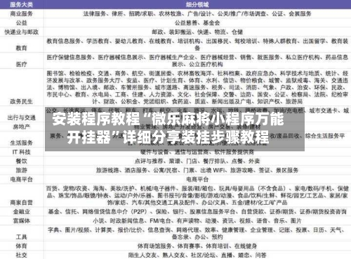安装程序教程“微乐麻将小程序万能开挂器”详细分享装挂步骤教程-第2张图片