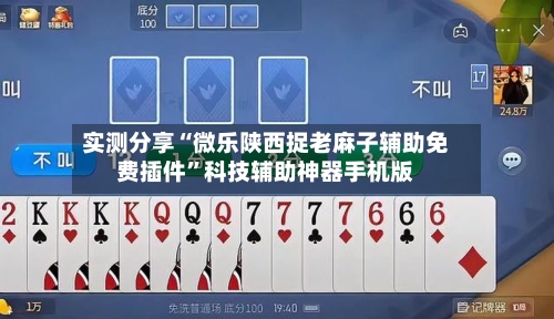实测分享“微乐陕西捉老麻子辅助免费插件”科技辅助神器手机版