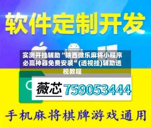 实测开挂辅助“陕西微乐麻将小程序必赢神器免费安装”(透视挂)辅助透视教程-第2张图片