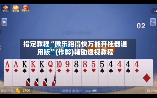 指定教程“微乐跑得快万能开挂器通用版”(作弊)辅助透视教程-第2张图片