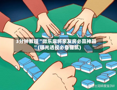 3分钟教程“微乐麻将亲友房必赢神器”(曝光透视必备猫腻)-第3张图片