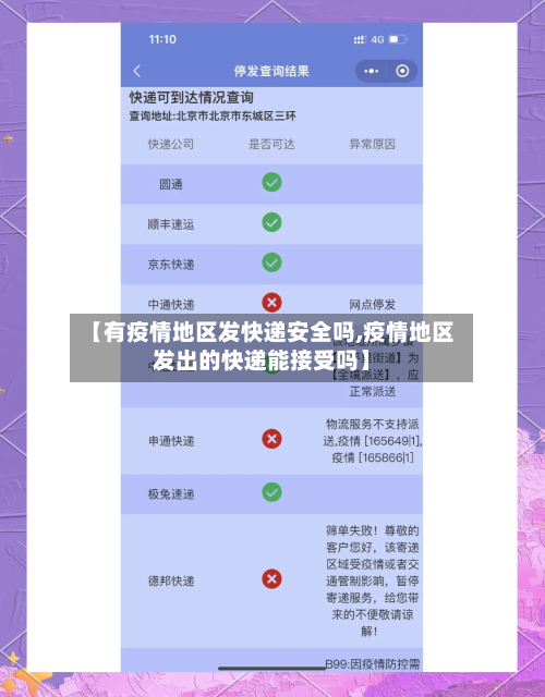 【有疫情地区发快递安全吗,疫情地区发出的快递能接受吗】-第3张图片