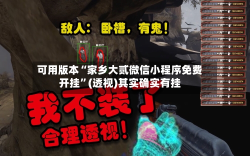 可用版本“家乡大贰微信小程序免费开挂”(透视)其实确实有挂-第3张图片
