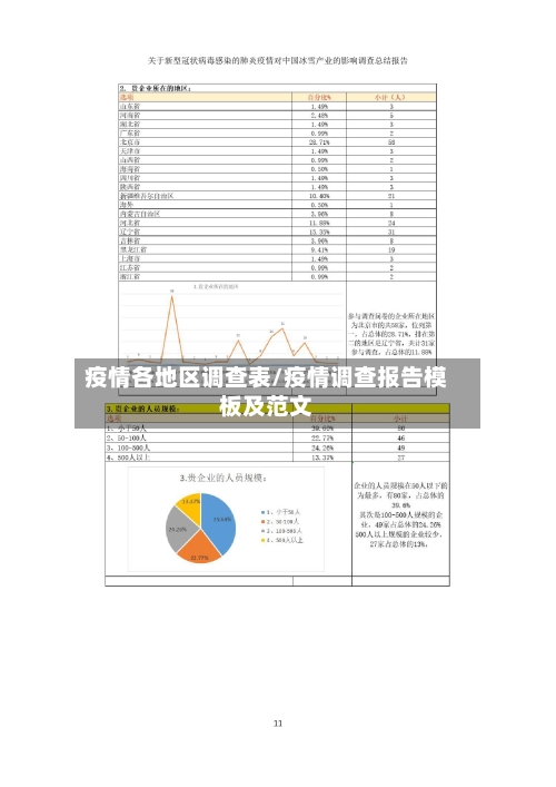 疫情各地区调查表/疫情调查报告模板及范文