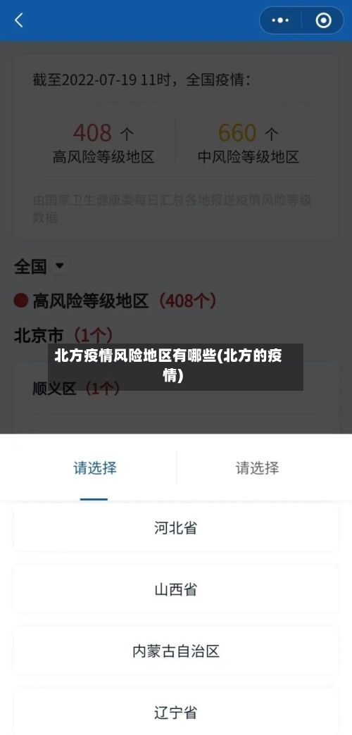 北方疫情风险地区有哪些(北方的疫情)-第3张图片