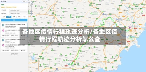 各地区疫情行程轨迹分析/各地区疫情行程轨迹分析怎么查-第2张图片