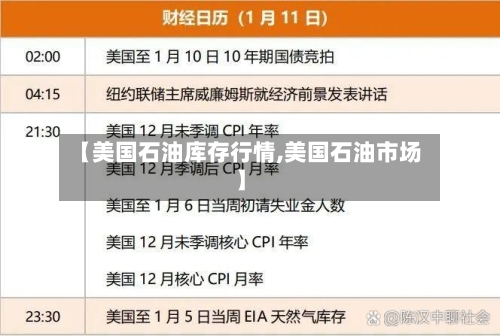 【美国石油库存行情,美国石油市场】