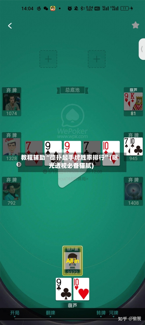 教程辅助“德扑起手牌胜率排行	”(曝光透视必备猫腻)-第3张图片