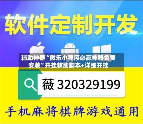 辅助神器“微乐小程序必赢神器免费安装”开挂辅助脚本+详细开挂-第3张图片