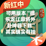 可用版本“微乐龙江麻将外卦神器下载”其实确实有挂-第2张图片