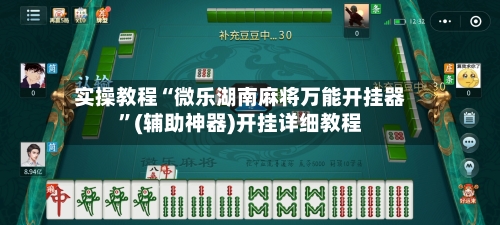 实操教程“微乐湖南麻将万能开挂器	”(辅助神器)开挂详细教程-第2张图片